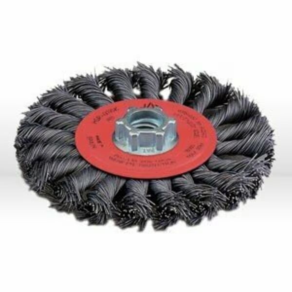 Twist Knot Wire Wheel Brush, 4-1/2
